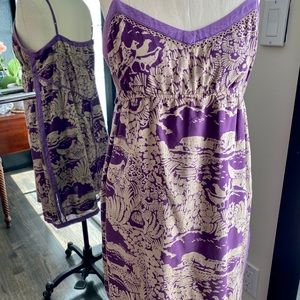 EUC Danang purple Summer Dress with Embroidery M